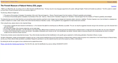 Desktop Screenshot of dol.luomus.fi